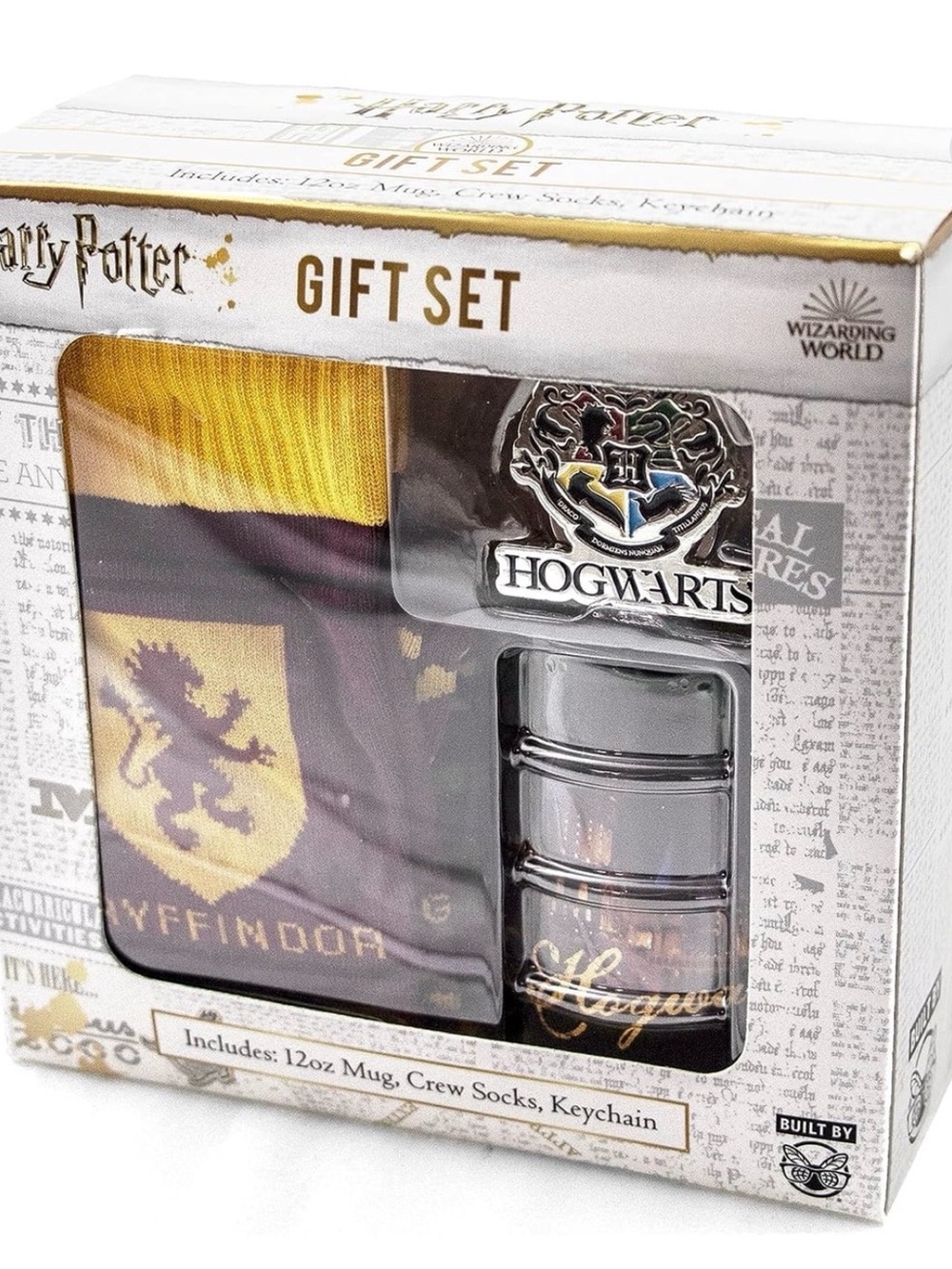 Warner Bros. Harry Potter Gift Set in White and Gold